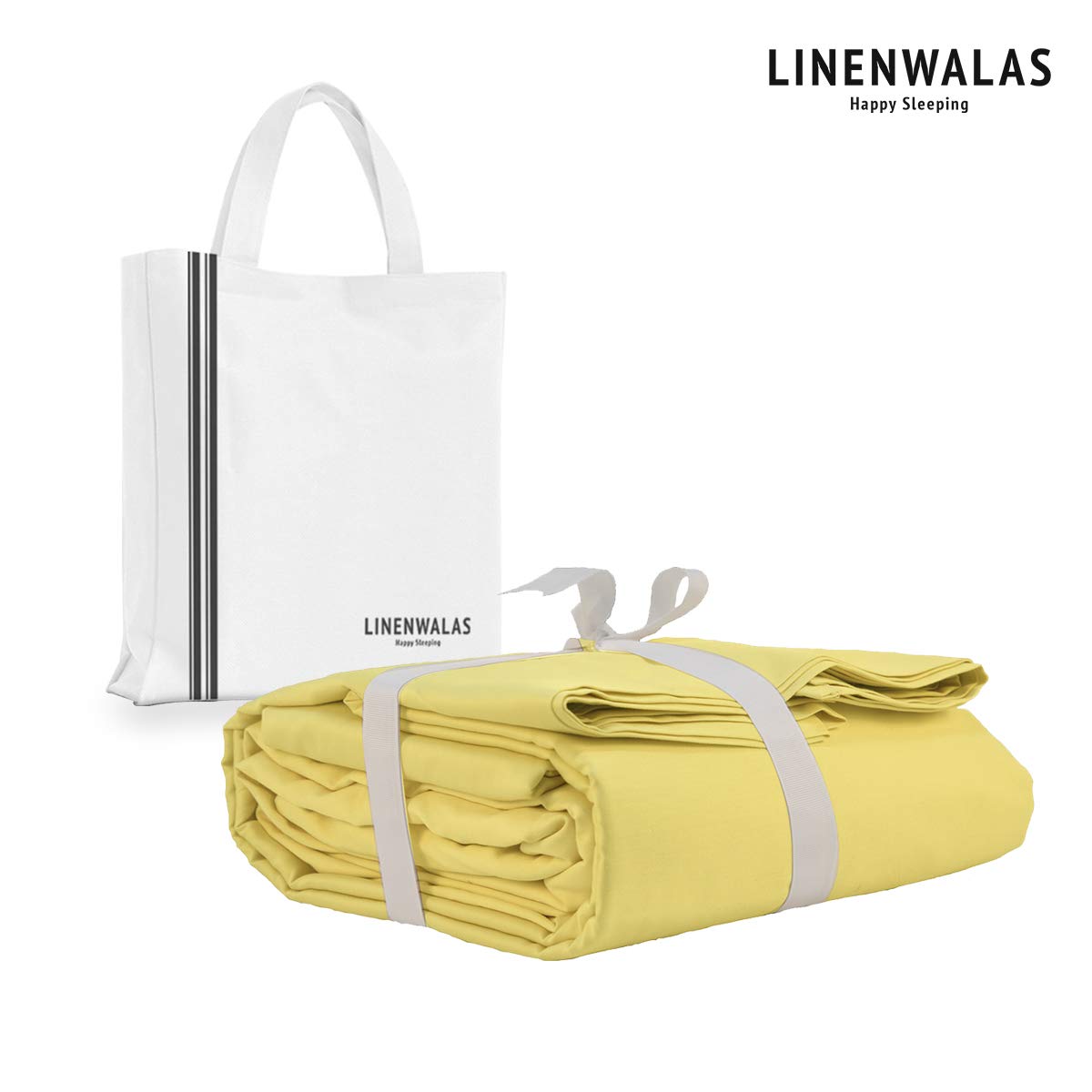 LINENWALAS 100% Cotton Sheets 4pc Sheets Set 400 Thread Count Fits Mattress Upto 16 inches Deep Pocket Solid Sateen Weave Hotel Class Luxurious Soft Comfort Bedding Collection (King, Green)