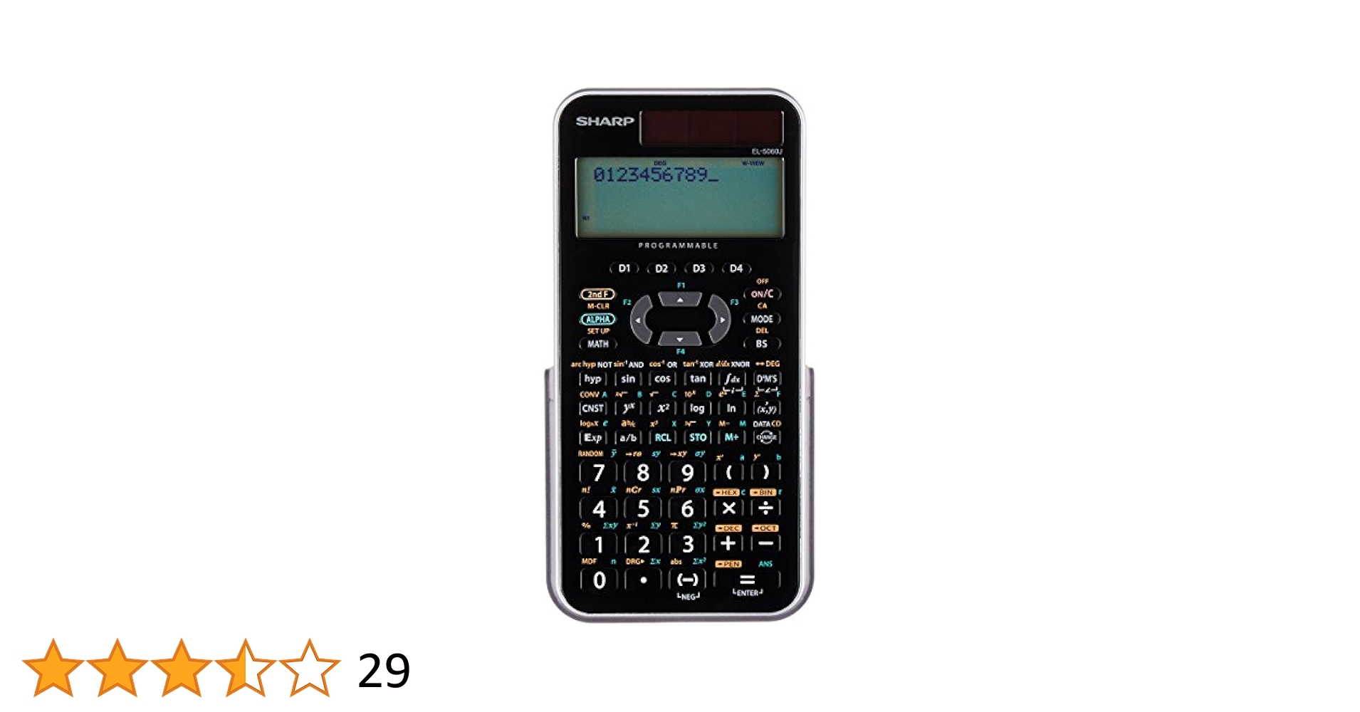 【新品未開封】シャープ 関数電卓 416関数機能 EL-5060J-X Amazon | シャープ 関数電卓 416関数機能 式通り入力表示