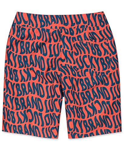 Lucky Brand Boys Swim Trunks, Tigerlily, 20 #TOP1