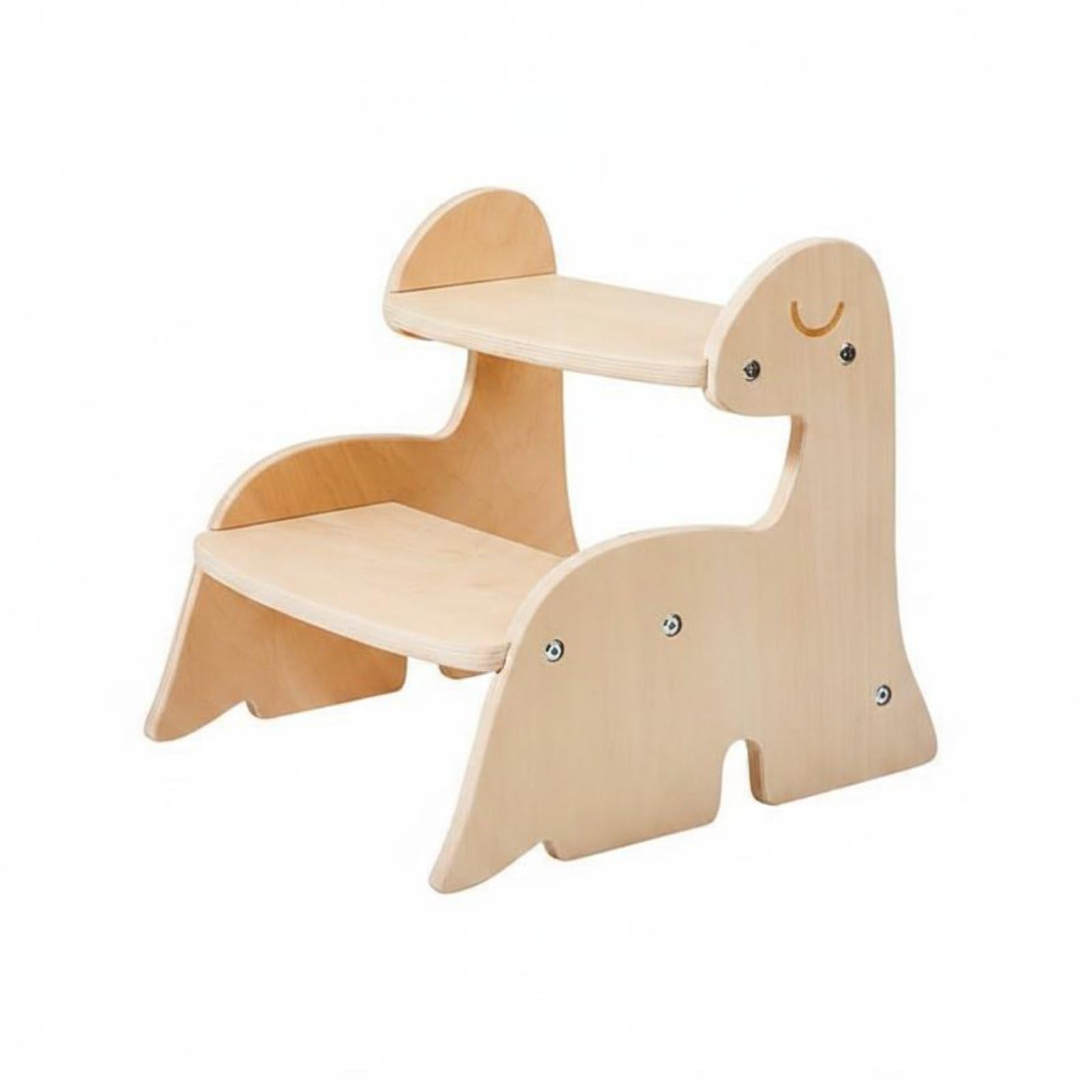 Kinder Tritthocker Kinderhocker Trittstufe Lernhocker Kinderleiter aus Holz mit Rutschfester Stabiler Konstruktion Und Sicherem Stand für, Regular