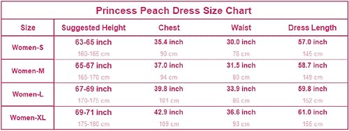 Miniatura 5 de Super Brothers - Disfraz de princesa melocotón para mujer