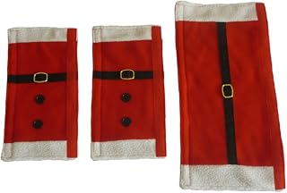 HONMEET 3 Peças Capas De Maçaneta De Porta Para Eletrodomésticos Capa De Maçaneta De Porta De Micro-Ondas Decorações De Casa Para Eletrodomésticos Capas De Maçaneta De Porta De Natal