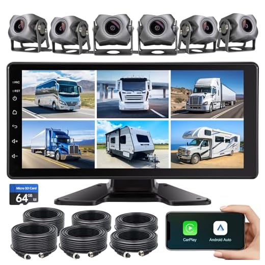 6-Channel 1080P Backup Camera System