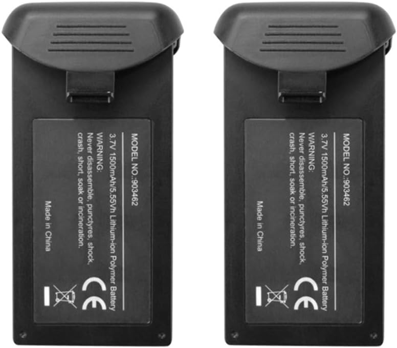 2PCS 1500mah Lithium Batteries for Aerial Togo Ubuy