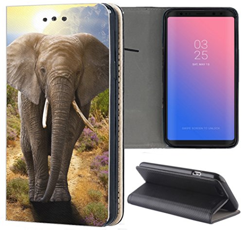 Huawei P20 Lite Hülle Premium Smart Einseitig Flipcover Hülle P20 Lite Flip Case Handyhülle Huawei P20 Lite Motiv Cover