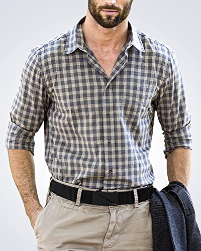 Fairwin Ratchet Belts For Men - Nylon Web Belt Men Casual Belt For Jeans Pants - Adjustable Belt With Slide Buckle #TOP6