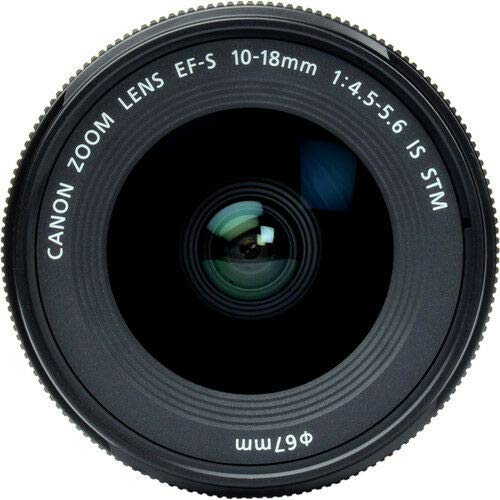 Canon Lente EF-S 10-18mm f/4.5-5.6 IS STM, Preta