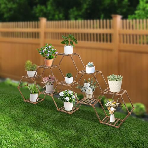 Support de plantes en bois 231 cm pour libérer l'espace de vos balcons