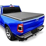 Tyger Auto Black T1 Roll Up Truck Tonneau Cover TG-BC1D9047 Works with 2019 1500 New Body Style | Without Ram Box | Fleetside 6.4' Bed