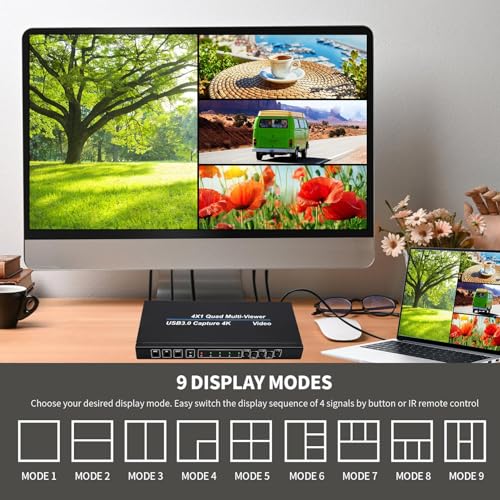 Dispositivo de captura de video externo USB 4K para transmisión de cámara 3