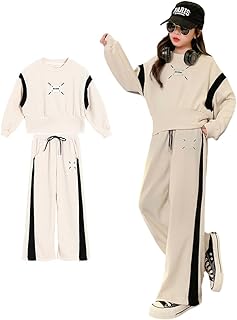 [KOSIKINI] 子供服 ジャージ キッズ 女の子 セットアップ 春 秋 服 長袖 トレーナー スポーツパンツ 子供 上下セット ガールズ スウェット スウェットパンツ セット 女児 カジュアル 韓国 お洒落 小学生 中学生 女の子服 運動着 出産祝い