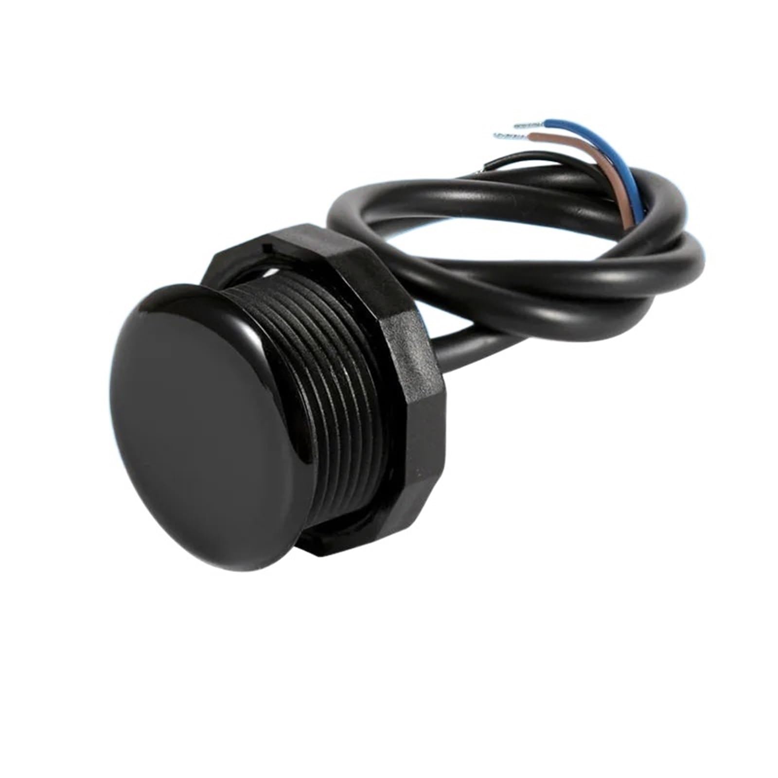 Sensor de Movimiento PIR KE200 de 5 V-24 V CC, Sensor de proximidad infrarrojo difuso y Reflectante for Uso en Exteriores.(XKC-KE200-NPN-NC)