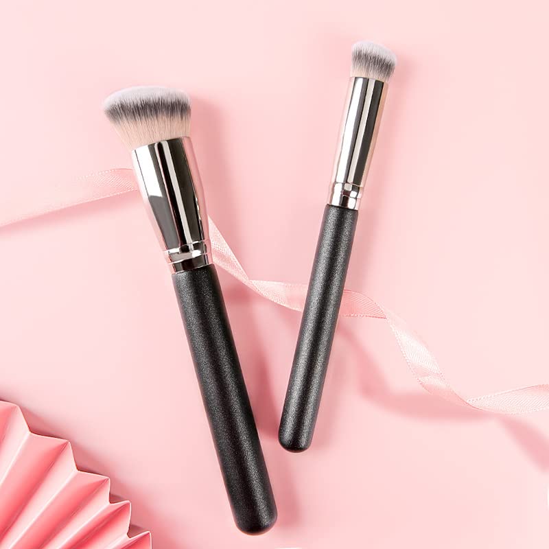 Miniatura 4 de Pinceles de maquillaje de alta calidad, corrector de polvo sintético para cejas, delineador de ojos, cepillo de máscara de 7 piezas, juego de