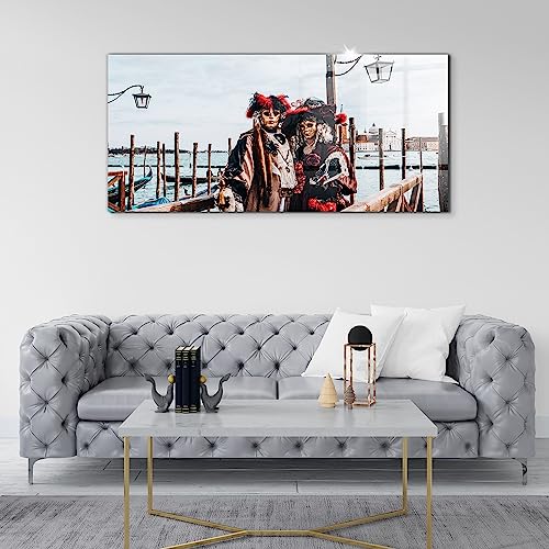 Verre coloré durable 120x60cm pour tableau mural moderne