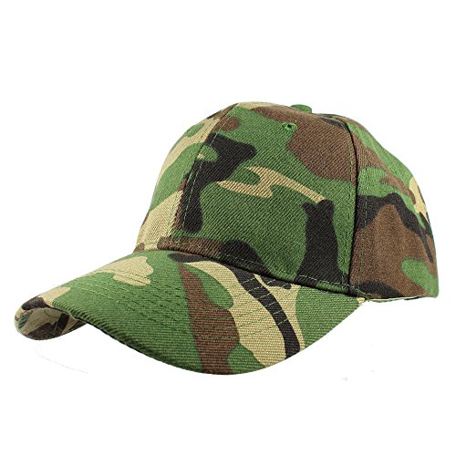 Gelante Plain Blank Baseball Caps Adjustable Back Strap Wholesale Lot 12 Pack- 001-Camo #TOP1