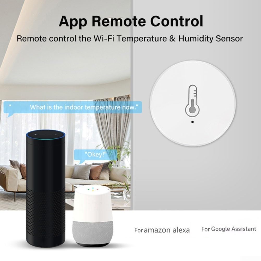 Lot complet de 2 capteurs de température et d'humidité sans fil compatibles avec Zigbee