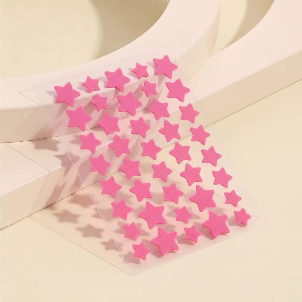 Perr Cherry Pimple Patch | 40 Hydrocolloid Patches | Absorbs Oil, Prevents Scarring | For All Skin Types | Acne Patches for Face (Pink, 40)-image-7