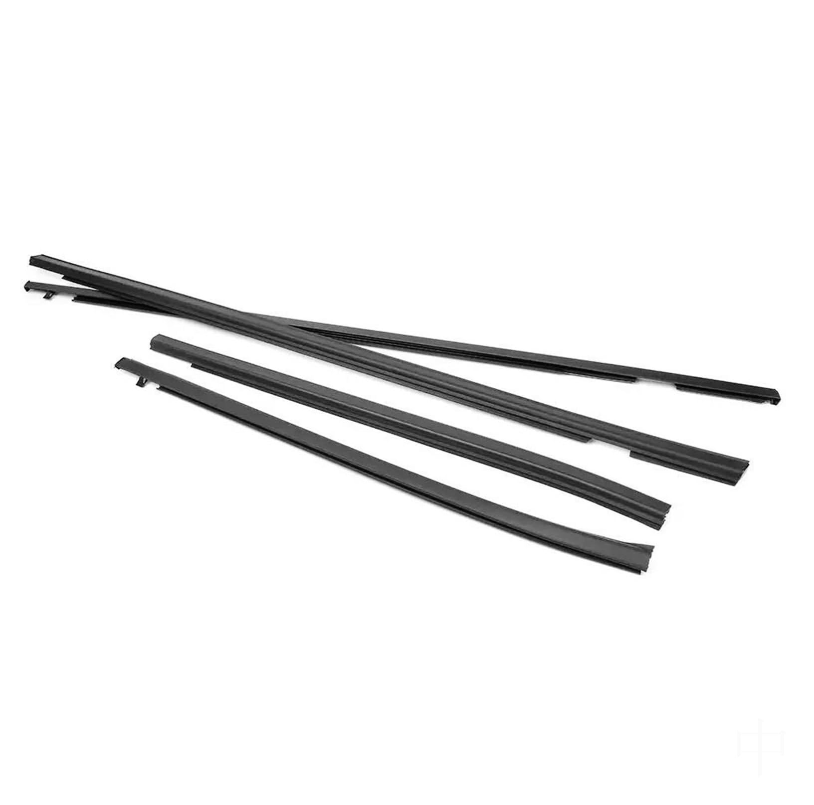 Qdouimoo One Color Beltline Molding For Jazz Gd1 Gd3 2003-2007 4Pcs Outer Window Weatherstrip