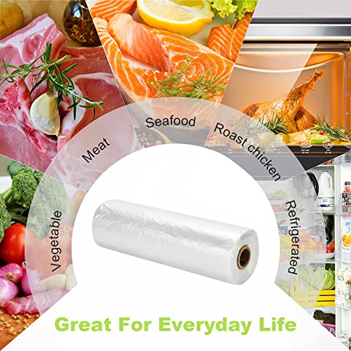 Ryhampaper Food Storage Bags, 1 Roll 12 X 16 Plastic Produce Bag On A Roll Fruits, Vegetable, Bread, Food Storage Clear Bags, 350 Bags #TOP1