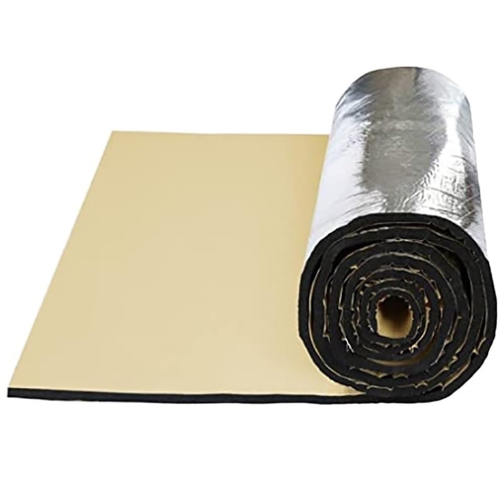 Aislamiento De AutomóViles 50X200Cm 5/10/15mm Auto Deadener Mat Ruido Motorkap Isolatie Deadening Voor Kap Motor Pegatina(10mm)