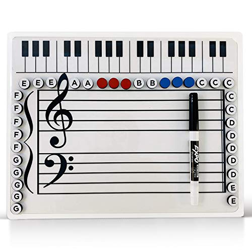 Music Grand Staff Dry Erase Magnetic Board