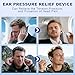 Ear Pressure Relief Suction Device, Tinnitus Relief for Ringing Ears, Portable & Effective Ear Pressure Reliever Device, Ideal for Flying, Reduces Tension with 3 Sizes of Earbuds