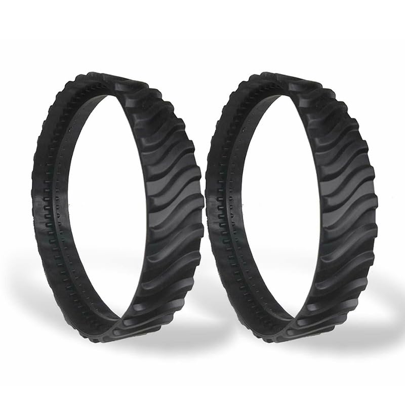 2 piezas de repuesto de ruedas de oruga para aspiradora de piscina, piezas de repuesto para Zodiac MX8 MX6 AX10 para Baracuda R0526100, orugas y neumáticos para limpiador de piscina, accesorios del