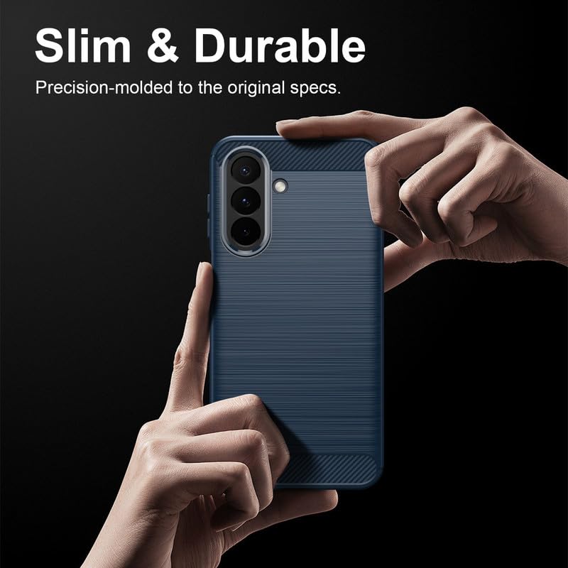 Image of Basic Case for Samsung Galaxy A27 5G (Carbon Fibre Blue)