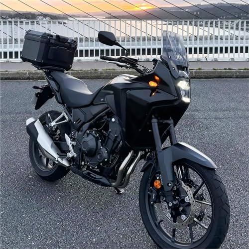 Coffre à outils arrière de moto 57L MotoTopcase rigide argent
