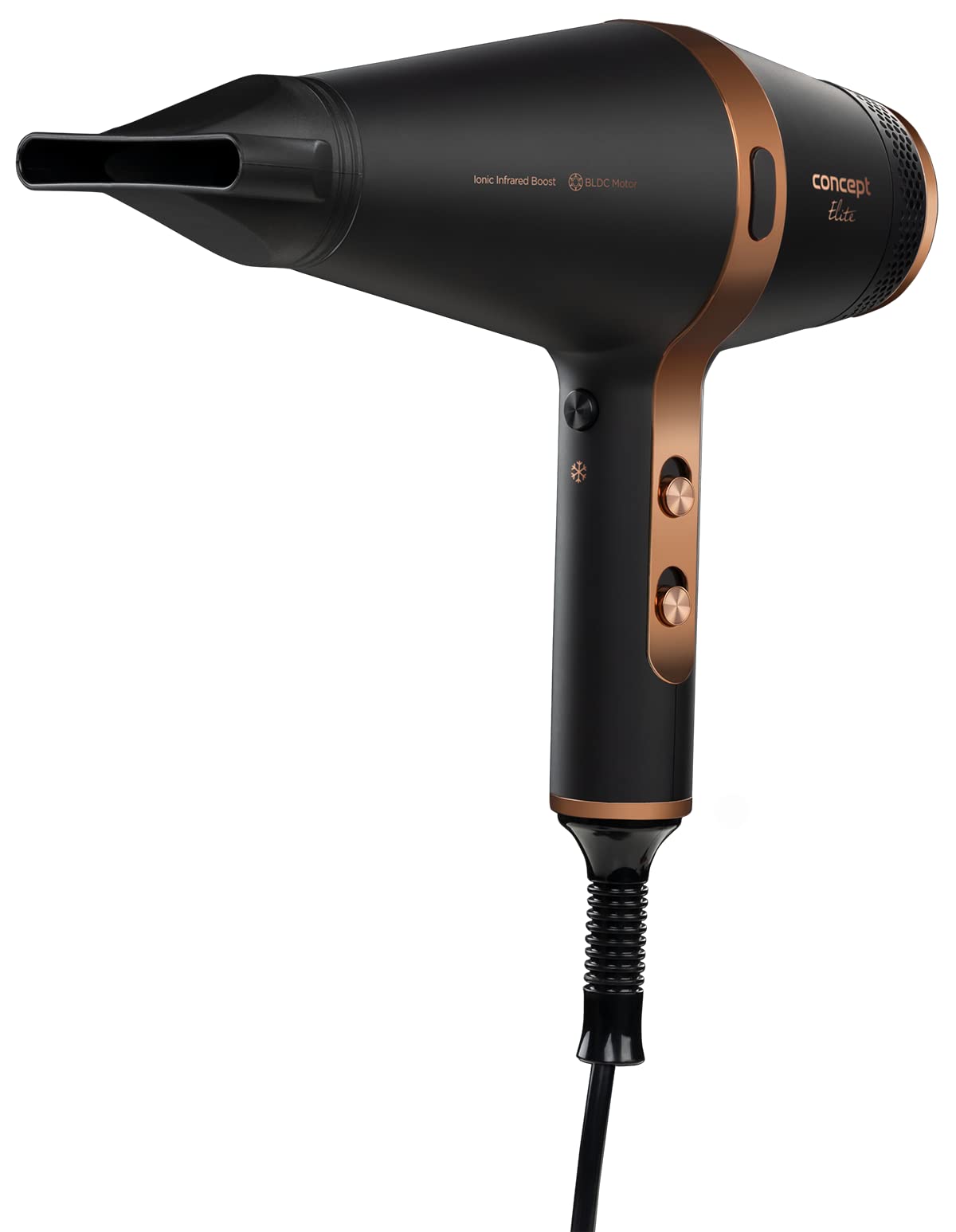 Concept VV6030 suszarka do włosów, 2200 W, kolor czarny brąz