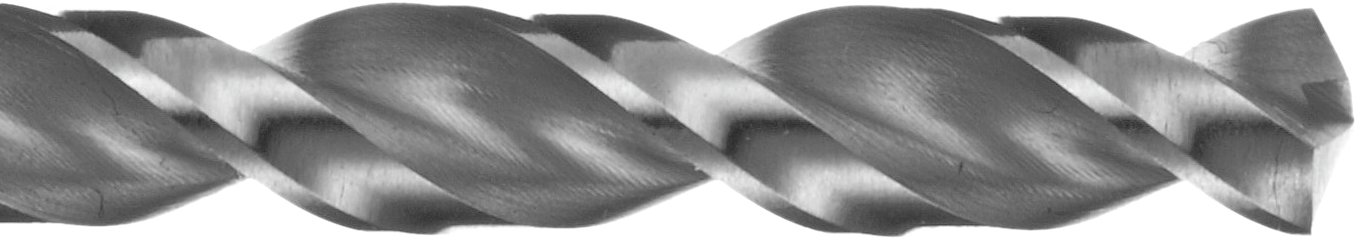 Precision Twist QC91P High Speed Steel Long Length Drill Bit, Uncoated (Bright) Finish, Round Shank, Parabolic Flute, 135 Degree Point Angle, 47 (Pack of 1)