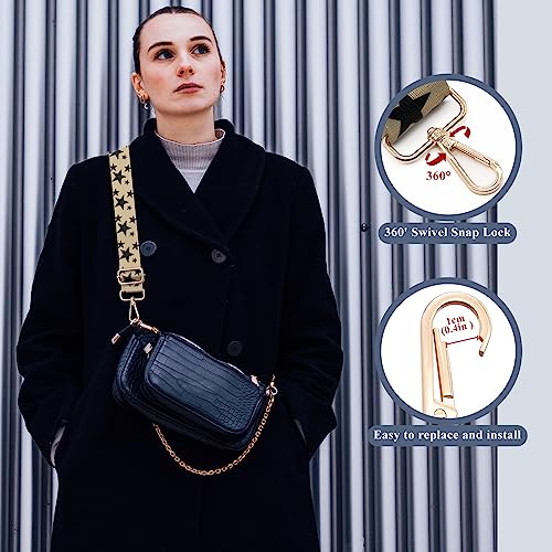 Image of Long Keeper Wide Purse Strap - Adjustable Shoulder Strap Crossbody Handbag Replacement Bag Strap Guitar Straps