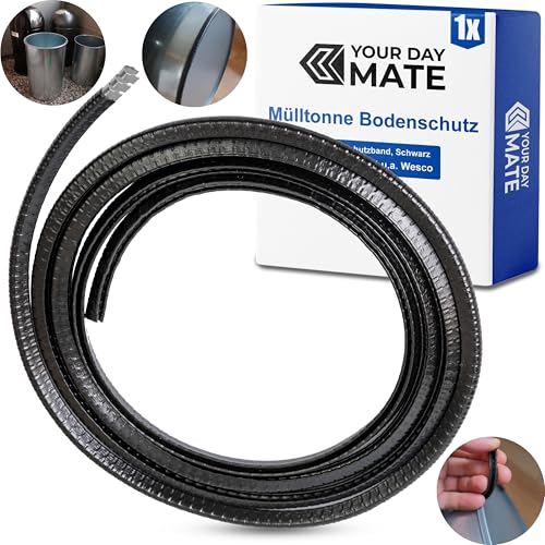 Bodenschutz Profil für Mülltonne, 200 cm, kompatibel mit Wesco...