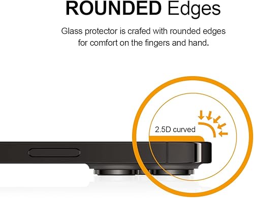 Miniatura 3 de Supershieldz Paquete de 2 protectores de pantalla antiespía diseñados para iPhone 14 Pro Max (6.7 pulgadas), vidrio templado, antiarañazos, sin