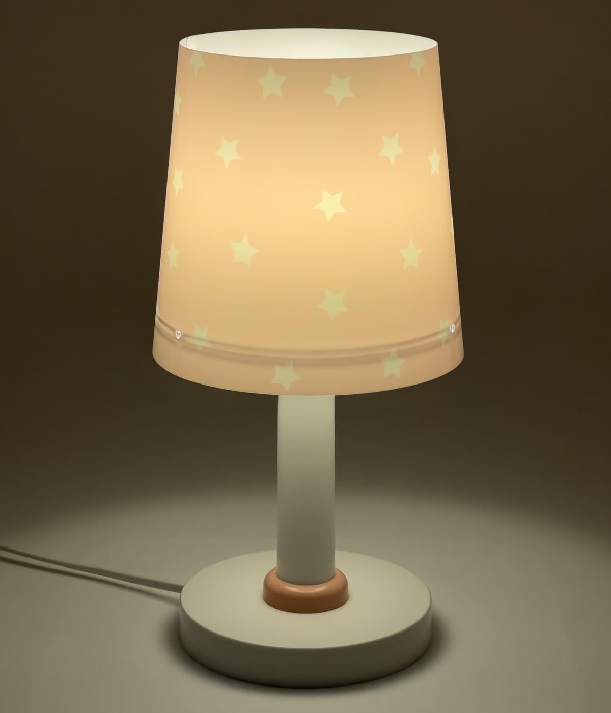 Dziecięca lampa stołowa Dalber Star Stars w kolorze jasnoróżowym