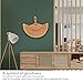 Seagrass Woven Fan Wall Decor, Hanging Rattan Fan Wall Fan Decor for Living Room Bedroom Wall Decoration (Khaki)