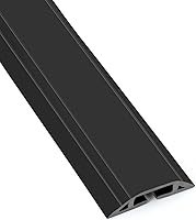 Vista 1 de Eapele - Cubierta para cable de piso de 2 m, protector de cables resistente, fácil de desenrollar, evita riesgos de caída para el hogar, oficina