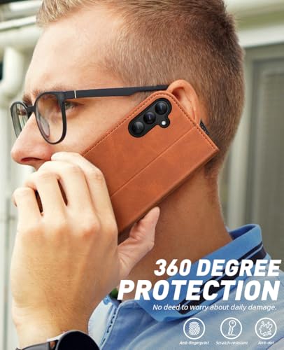 Housse Samsung S24 FE cuir portefeuille avec protection antichoc - 7