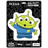 Disney Pixar Toy Story Alien Adhesive Vinyl Decal - Fun Alien Sticker for Car - Great Gift Idea