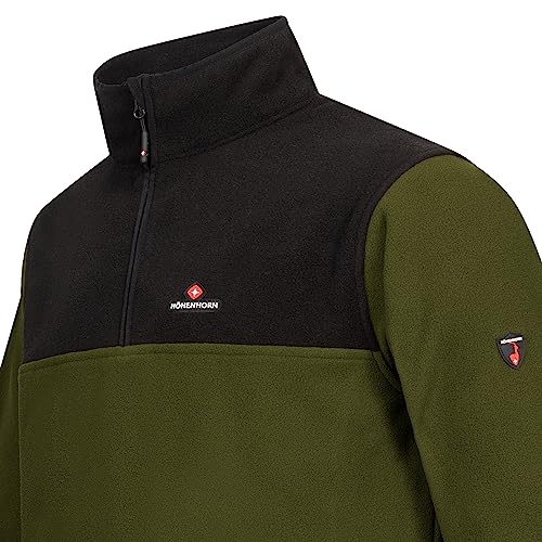 Höhenhorn Skyja Herren Fleece Pullover Schwarz/Grün Gr. XL
