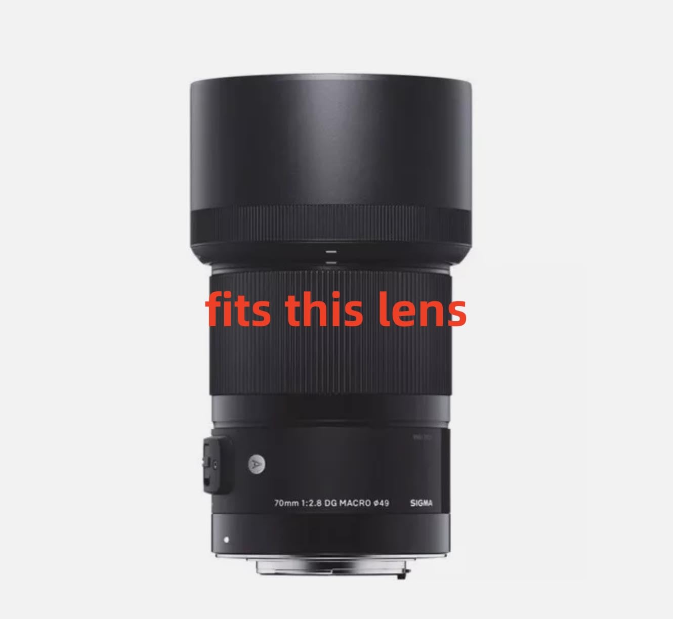 NEW Genuine 49mm Lens Hood LH708-01 Compatible with Sigma 70mm f/2.8 DG Macro Art