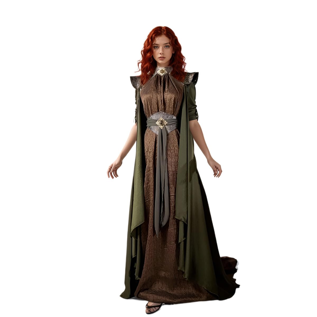 Cape elfique mystique médiévale vintage cape manteau tulle mariage cape elfe forêt reine accessoire de costume elfique