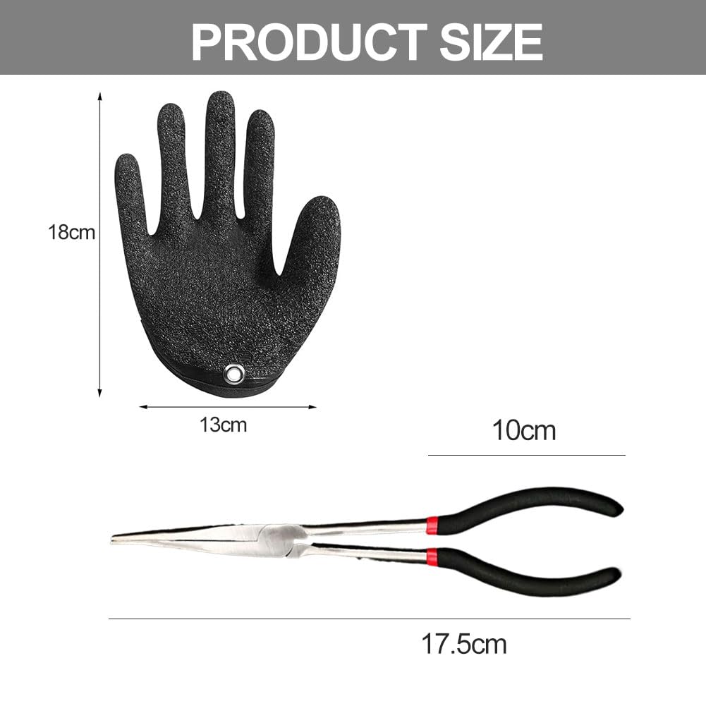 Zakrzywione szczypce wędkarskie 28 cm, akcesoria wędkarskie z zakrzywionymi nożyczkami, prawostronne rękawice wędkarskie, do uwolnienia hame?ons, sum, szczupak, wędkarstwo
