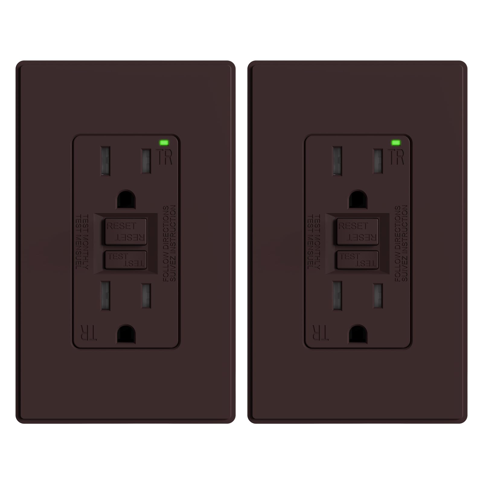 ELEGRP GFCI Outlet - Self-Testing Safety -22