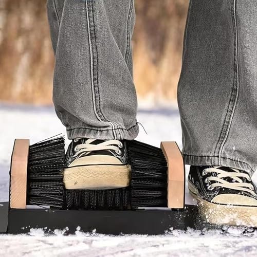 Cepillo de 3 lados para botas y estropajo resistente de limpieza 7