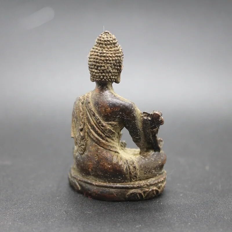 Amazon.co.jp: 仏教美術銅製薬師如来座像念持仏豆仏H.60mm】懐中