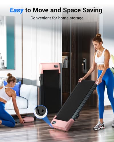 DeerRun Walking Pad with 6% Manual Incline — Under-Desk Treadmill — view 7