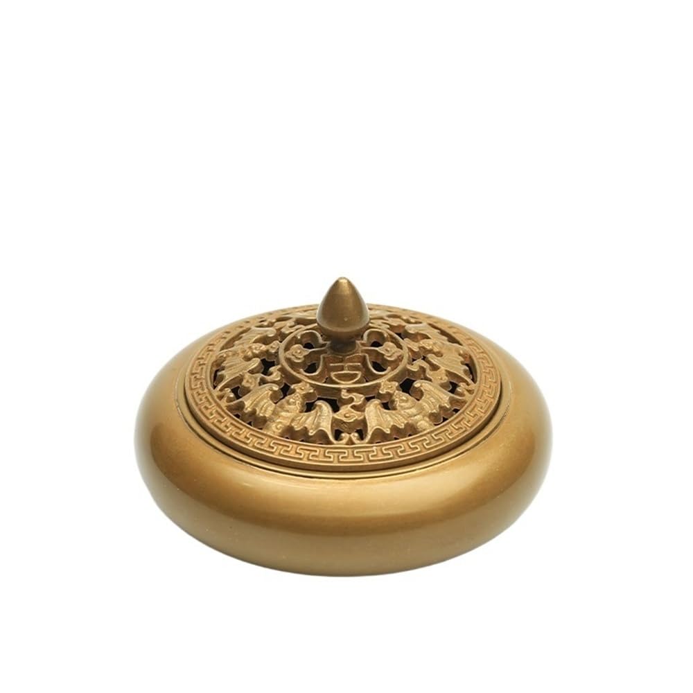 Arredamento Bruciatore di incenso in ottone for uso domestico, porta for interni, decorazioni for la casa, soggiorno, accessori for ufficio