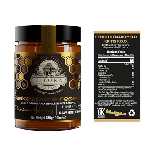 Pack de miel griega orgánica Ellora Farms 2x450g miniatura 2