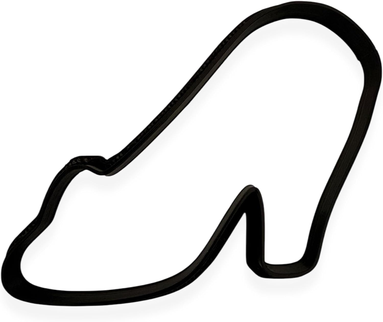 Glass Slipper Cookie Cutter with Easy Push Design (3 inch)